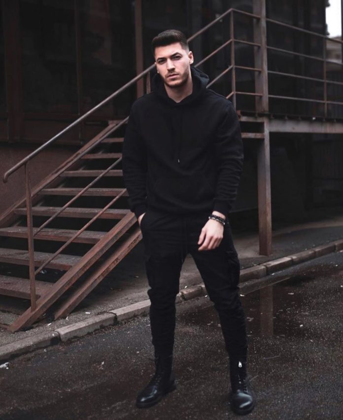 10 Cool Black On Black Outfit Ideas For MEN - Lad N Lady